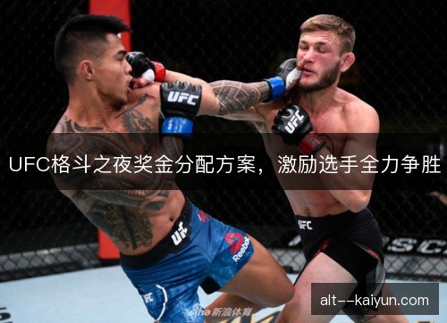 UFC格斗之夜奖金分配方案，激励选手全力争胜